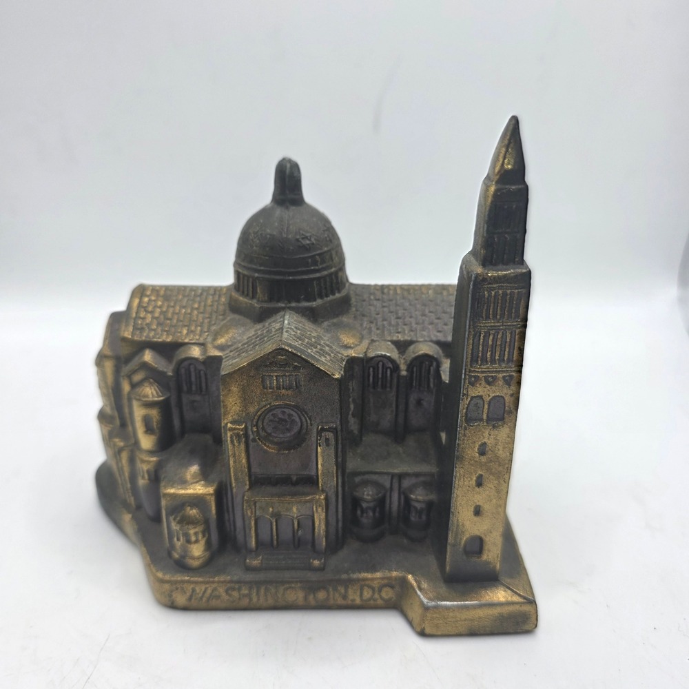 Vintage National Shrine Immaculate Conception Washington DC Metal Souvenir